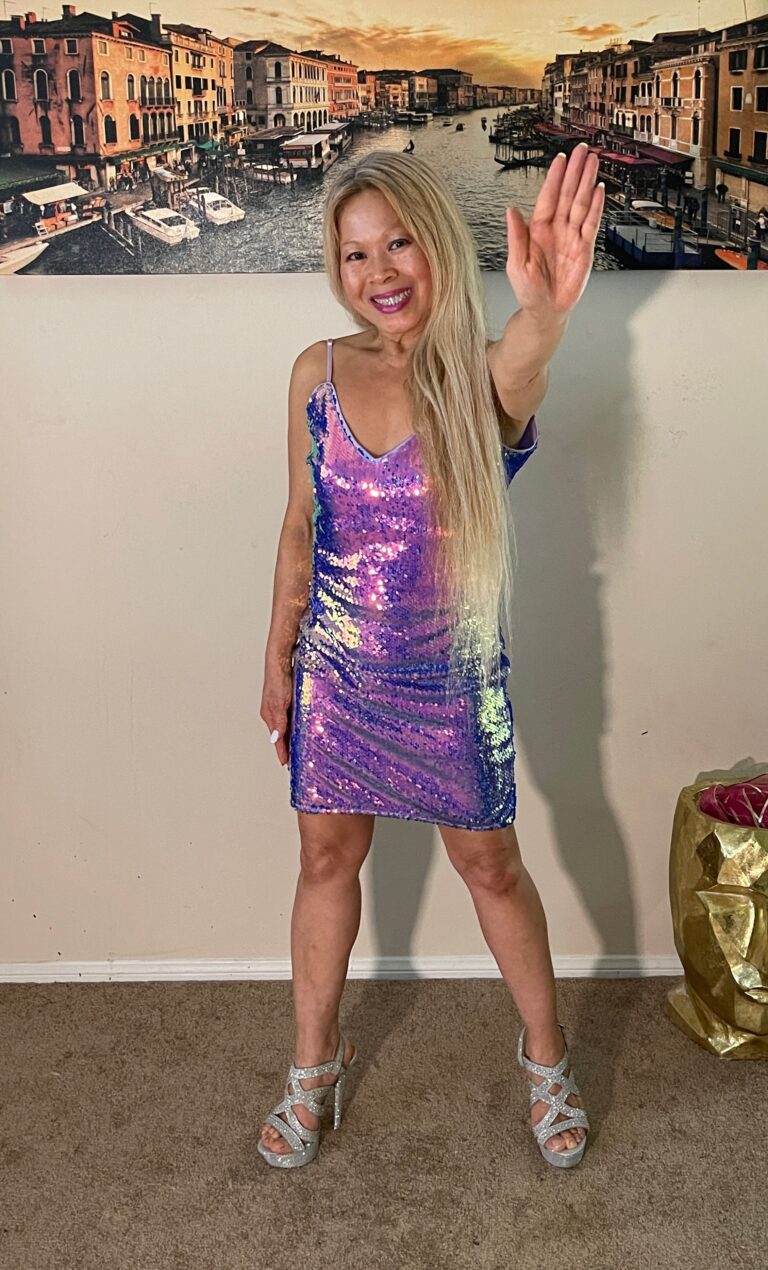 Purple dress